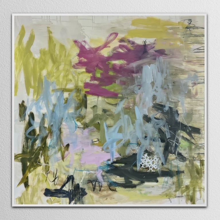 Garden Reflections - part 2 (100x100) billede 3