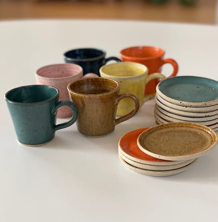 Espressokop, petroleumsgrøn billede 2