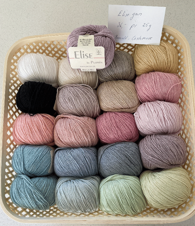 Kit: Babyvest - Elise garn og trykt opskrift billede 5