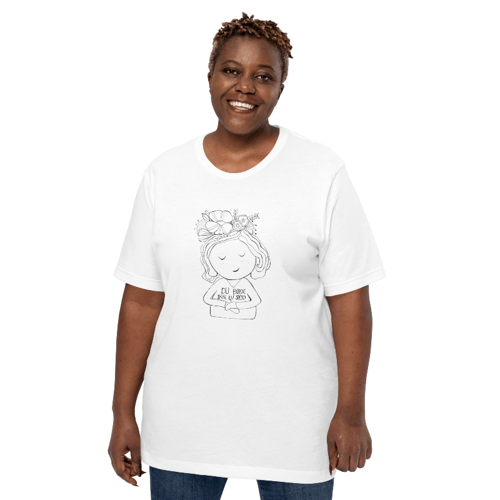 T-shirt: du burde ikke en skid Hvid Medium (4)