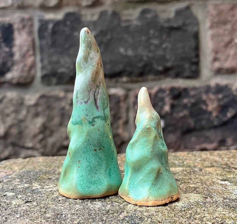 Unika juletræer - sæt med to træer