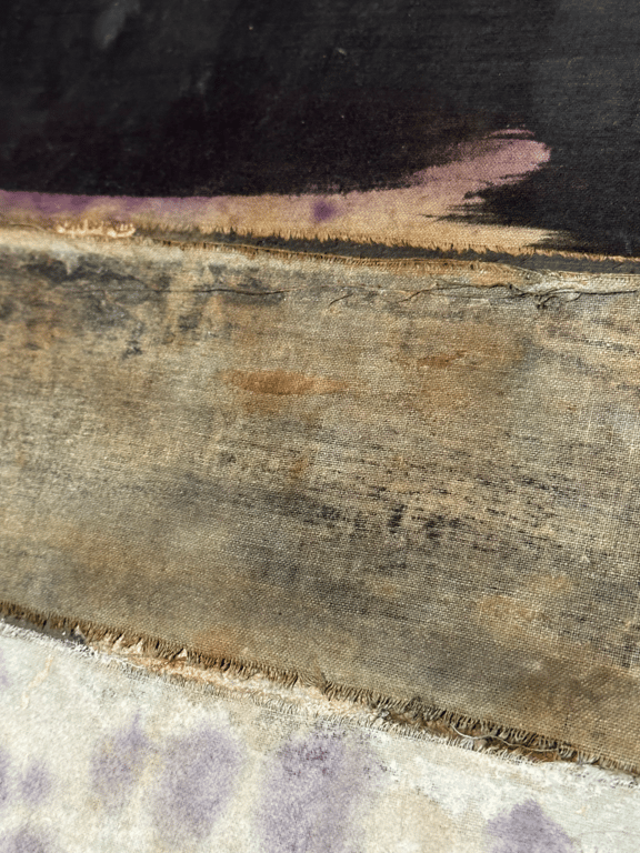 MALERI 45x55 FANTASIEN GÅR EN TUR PÅ MARKER MED MULD OG GULDSTØV I BÆKKEN billede 3