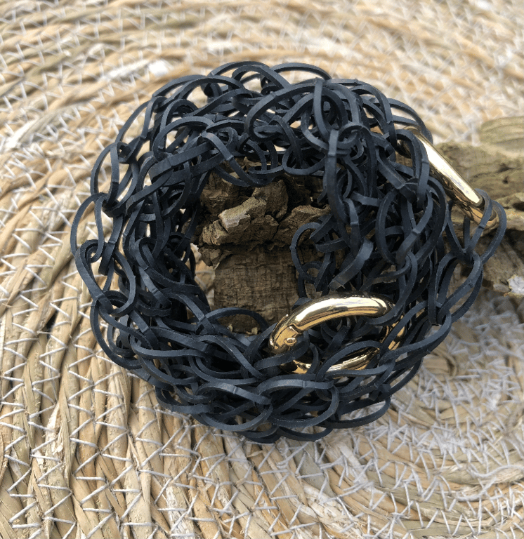 Armbånd af cykelslange billede 2