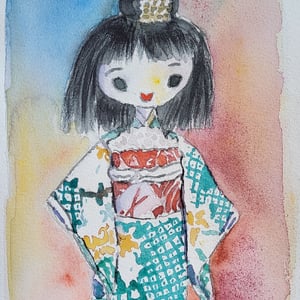 Japansk dukke  – produktbillede