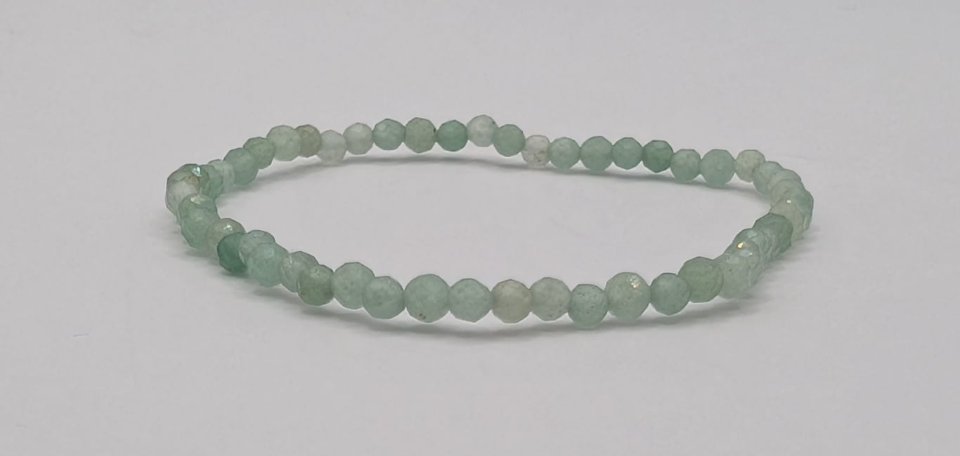 (Månedens Sæt) Aventurin Armbånd - 3mm
