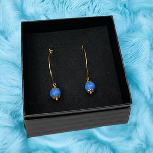 Blå Creoler – produktbillede