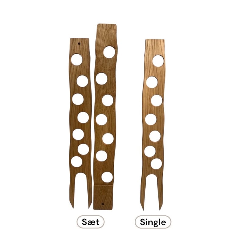 Plantestøtte af egetræ