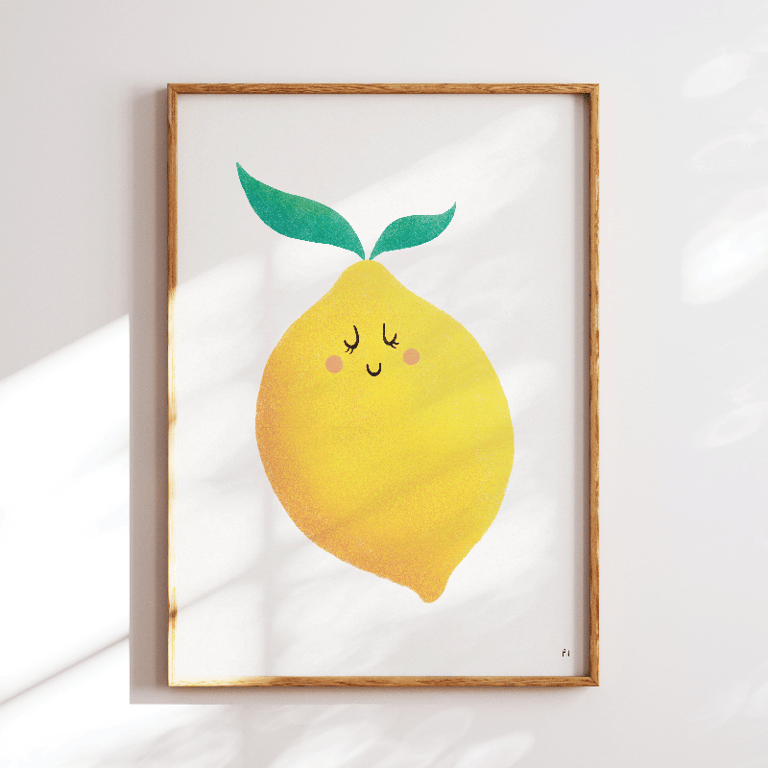Citronfjæs – plakat billede 3
