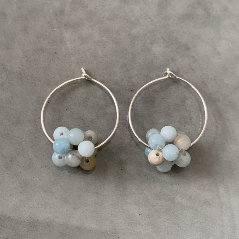 Amazonit Berries øreringe 