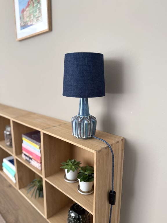 Upcycled vintage bordlampe - Søholm Keramik billede 4