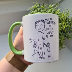 Krus: Jeg er pædagog og jeg er stolt af det Grøn – produktbillede