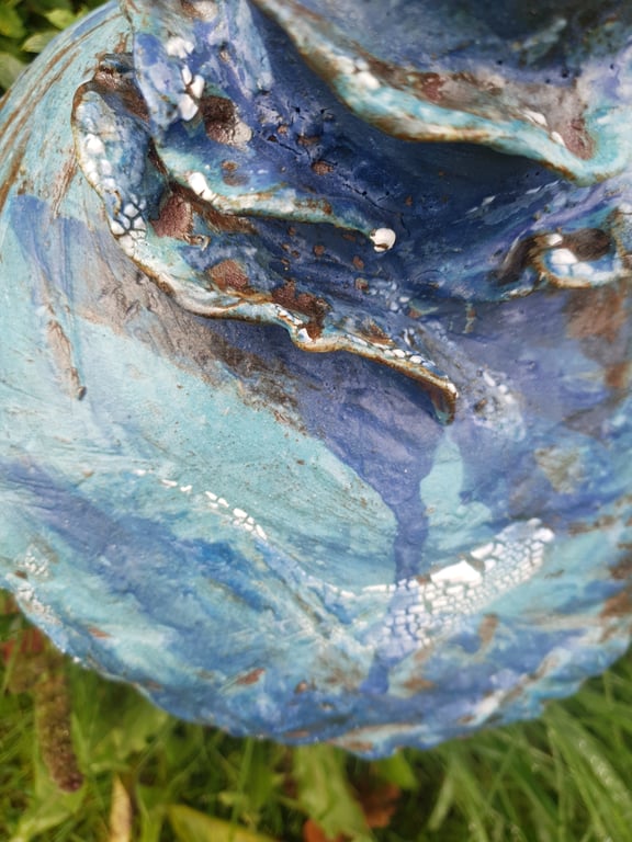 Minder fra havet - skulpturel vase  billede 5