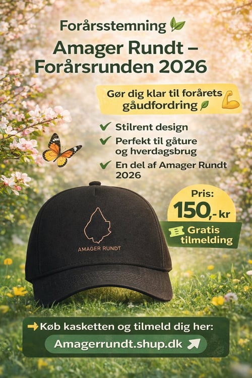 Kasket, sort med broderet logo