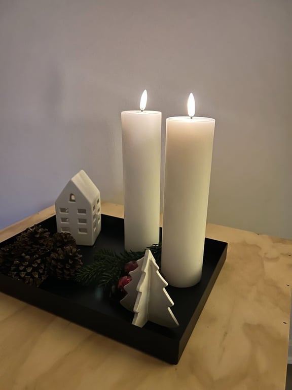 Keramik Juletræer - Sæt m. 3 stk. billede 3