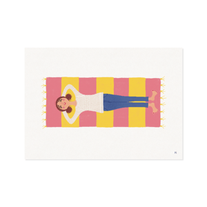 Stribet afslapning – plakat – produktbillede