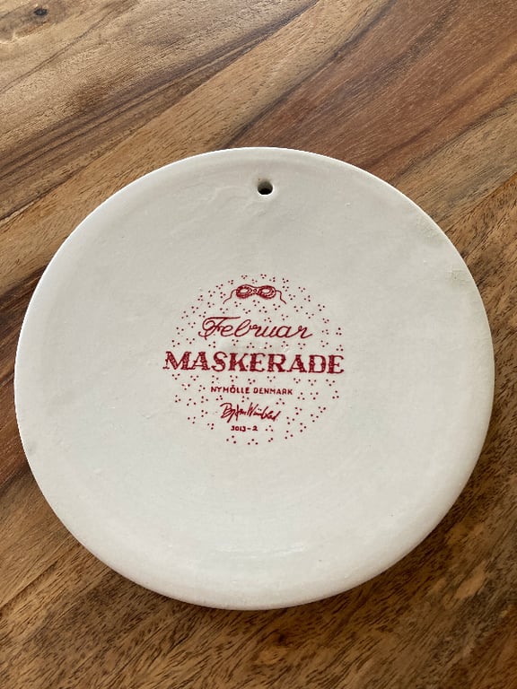 Bjørn Wiinblad - Februar /“Maskerade” - Rød billede 2