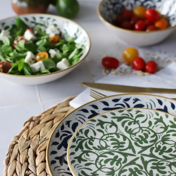 Héraclée Middag Blå - 27 cm. (3)