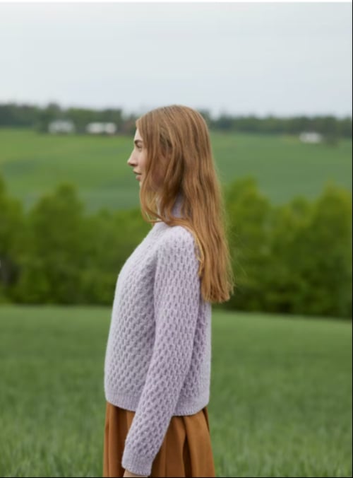 Kit: Dilon Struktursweater i Alpaca Silk og Finuld