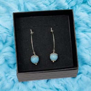 Blå Øreringe – produktbillede