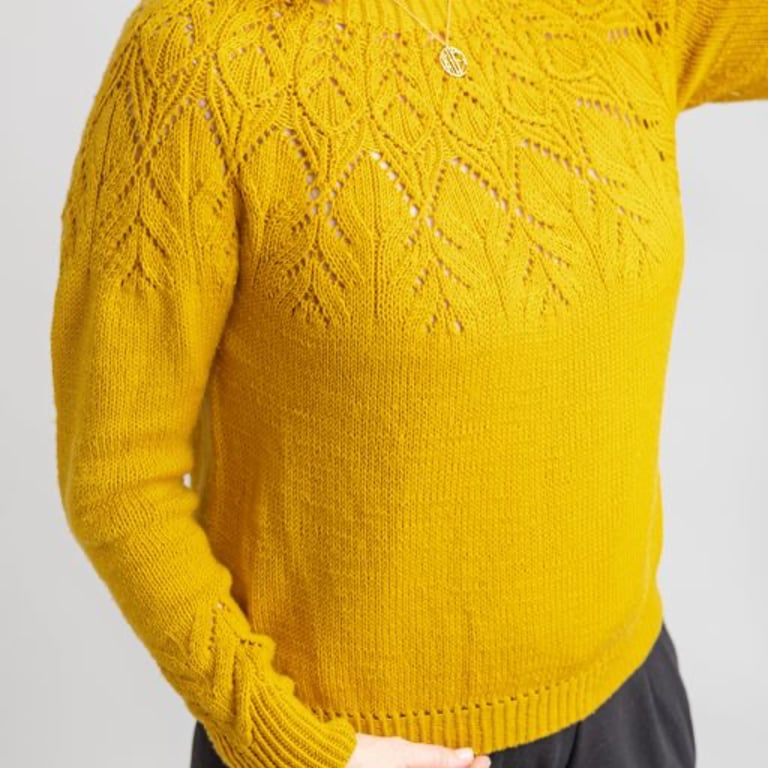 Giallo Sweater - Strikkeopskrift PDF Dansk billede 3