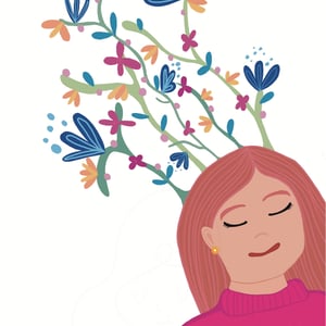 Plakat: Let me bloom – produktbillede