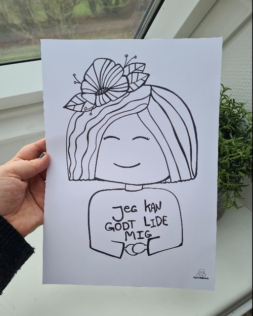 A4 Tryk: jeg kan godt lide mig (2)