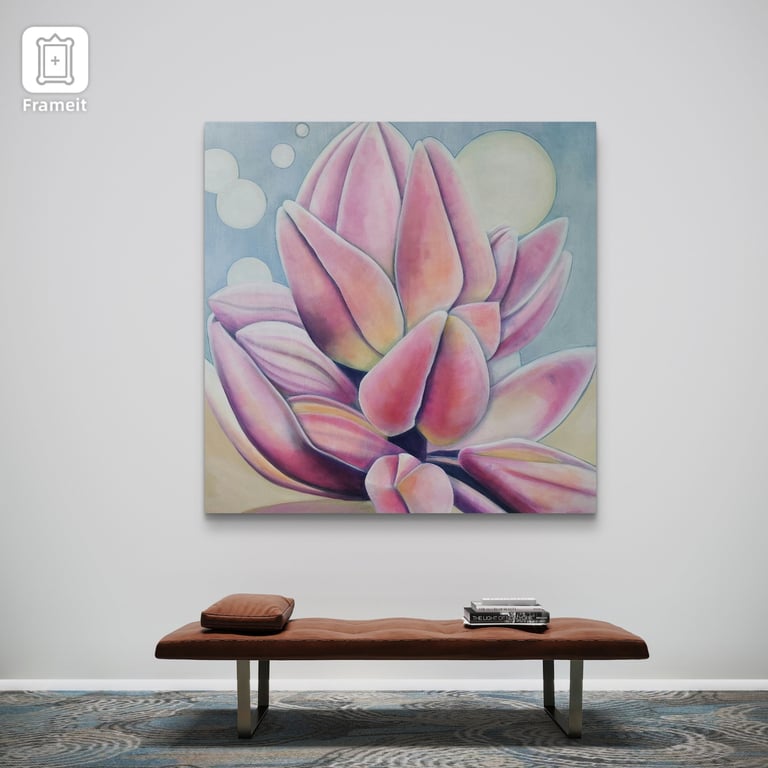 Tidlig morgen © 100x100cm billede 3