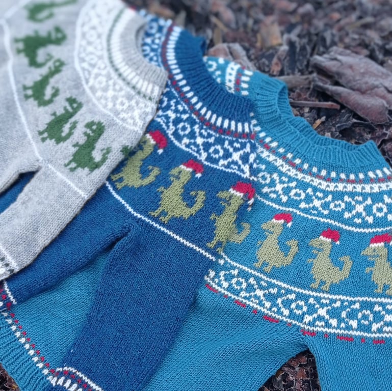 Juledino Sweater  billede 6