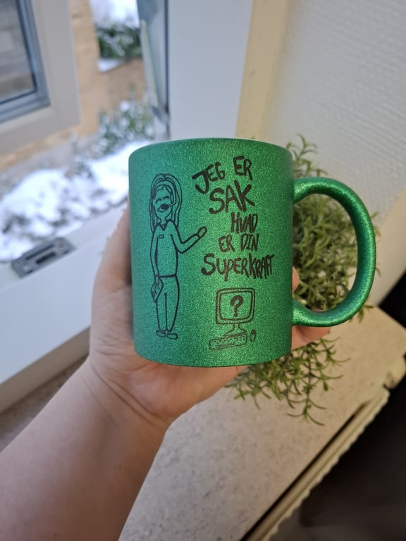 Krus: Jeg er SAK, hvad er din superkraft Grøn Glimmer