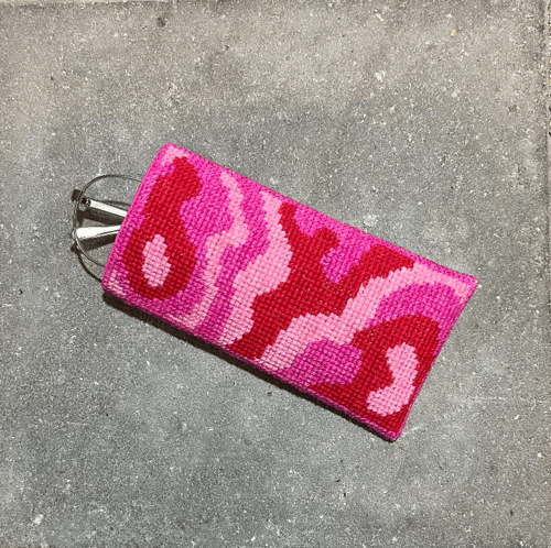 Pink waves brilleetui 2023-2 Str. 8,5 x 16,5 cm. (3)