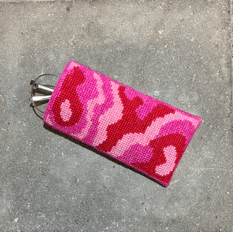 Pink waves brilleetui 2023-2 Str. 8,5 x 16,5 cm. (3)