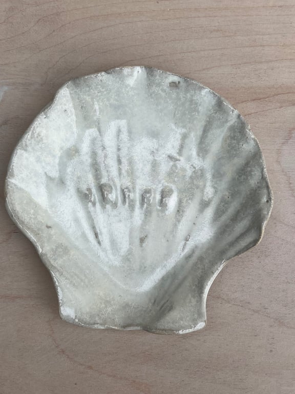 Muslingeskål. D: 11 cm