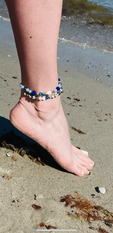 Bjergkrystal og Dalmatiner ankelkæde billede 3