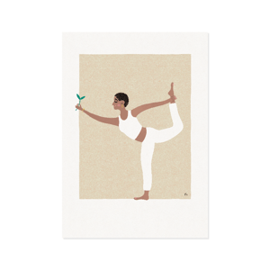 Ligevægtsyoga – plakat – produktbillede