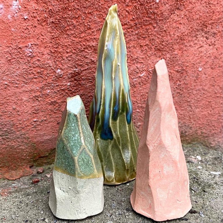 Facetskåret unika juletræ / Smykke-træ billede 4