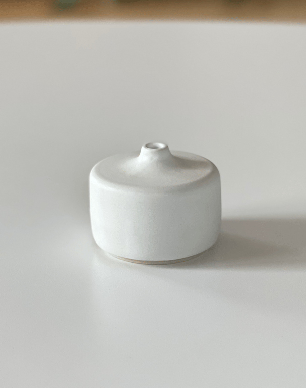 Lille hvid vase