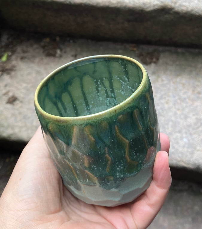 Facetskåret unika kop billede 5