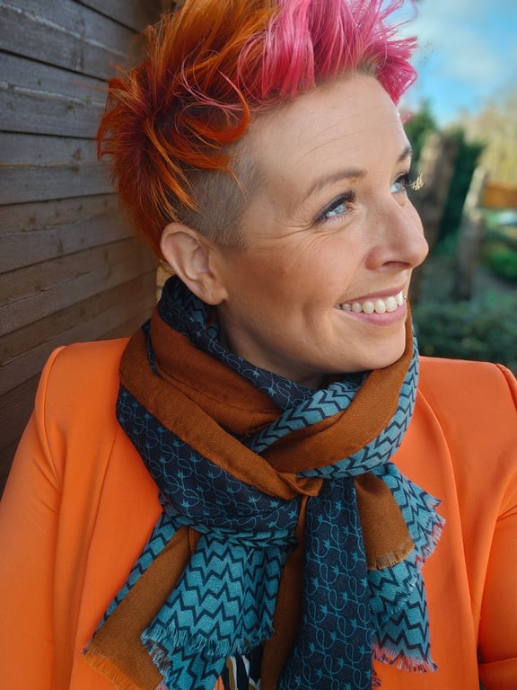 Lisa Tørklæde Petrol