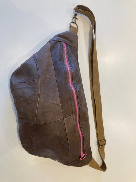 Bumbag læder 