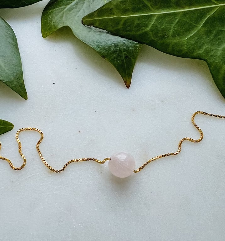 Smykkesæt med Morganit billede 4