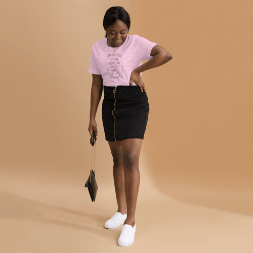 T-shirt: Her hos mig er der plads til dig L  (3)