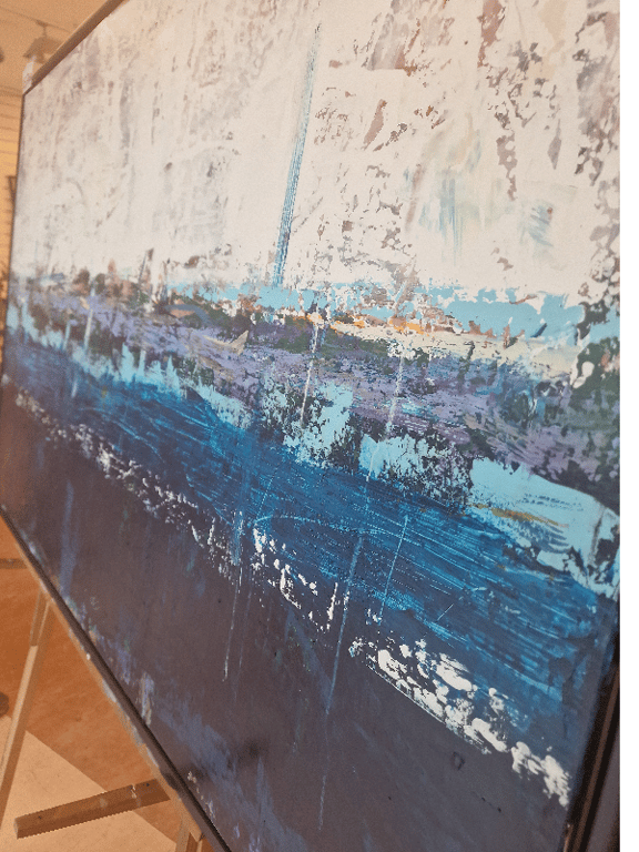 #1238  90x140 cm  SOLD billede 3
