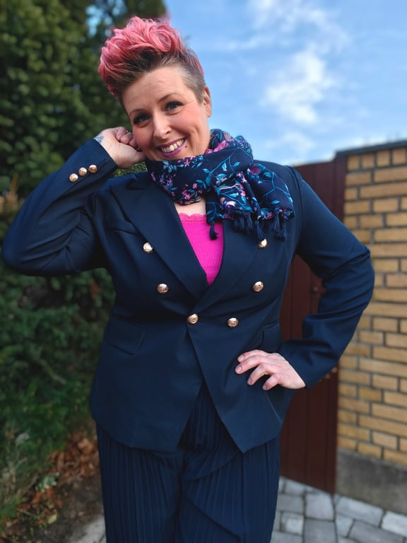 Hannah Blazer Mørkeblå