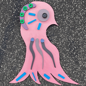 Fugl med funklende øje. – produktbillede