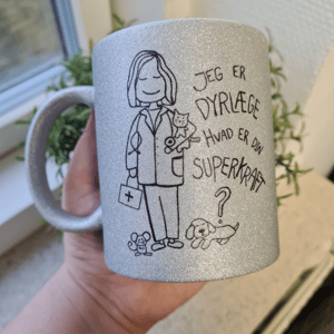Krus: Jeg er dyrlæge, hvad er din superkraft Sølv Glimmer – produktbillede