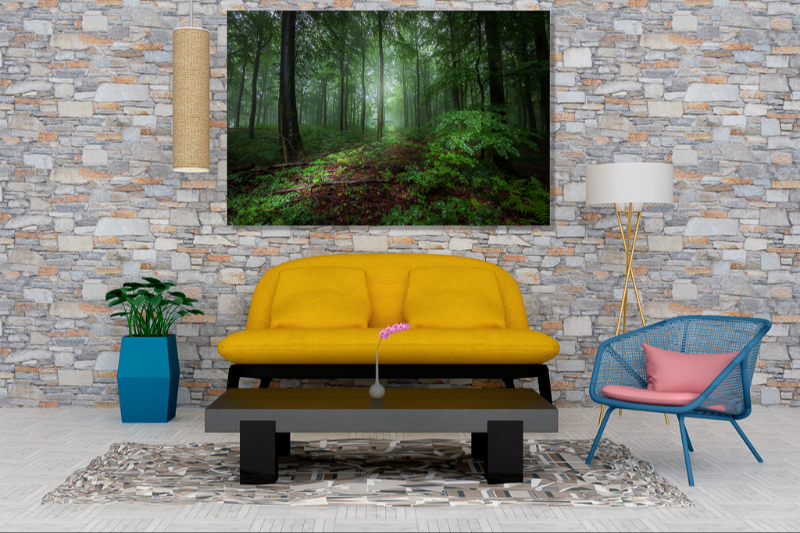 En tåget sommermorgen i Klinteskoven på Møn billede 2