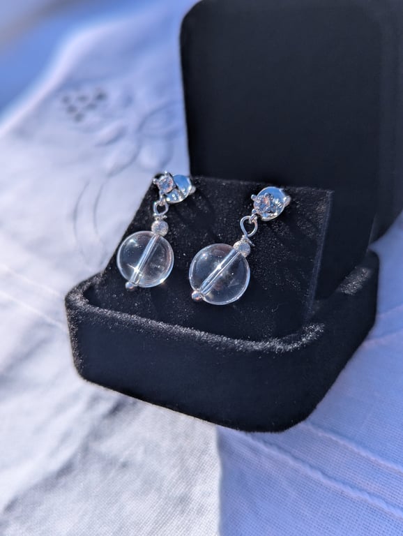 Bjergkrystal og ægte sølv  billede 3