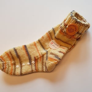 Skridsikre uldsokker størrelse 22-23 – produktbillede