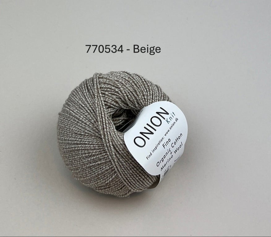 Garn: ONION Fino Organic &amp; Cotton Merino Wool billede 9