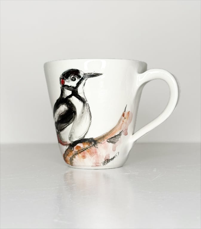 Fuglekrus. Flagspætte